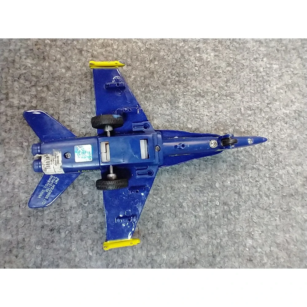 Blue Angels US Navy‎ F/A-18 Hornet Diecast Toy Airplane PMT Holdings Pull Back